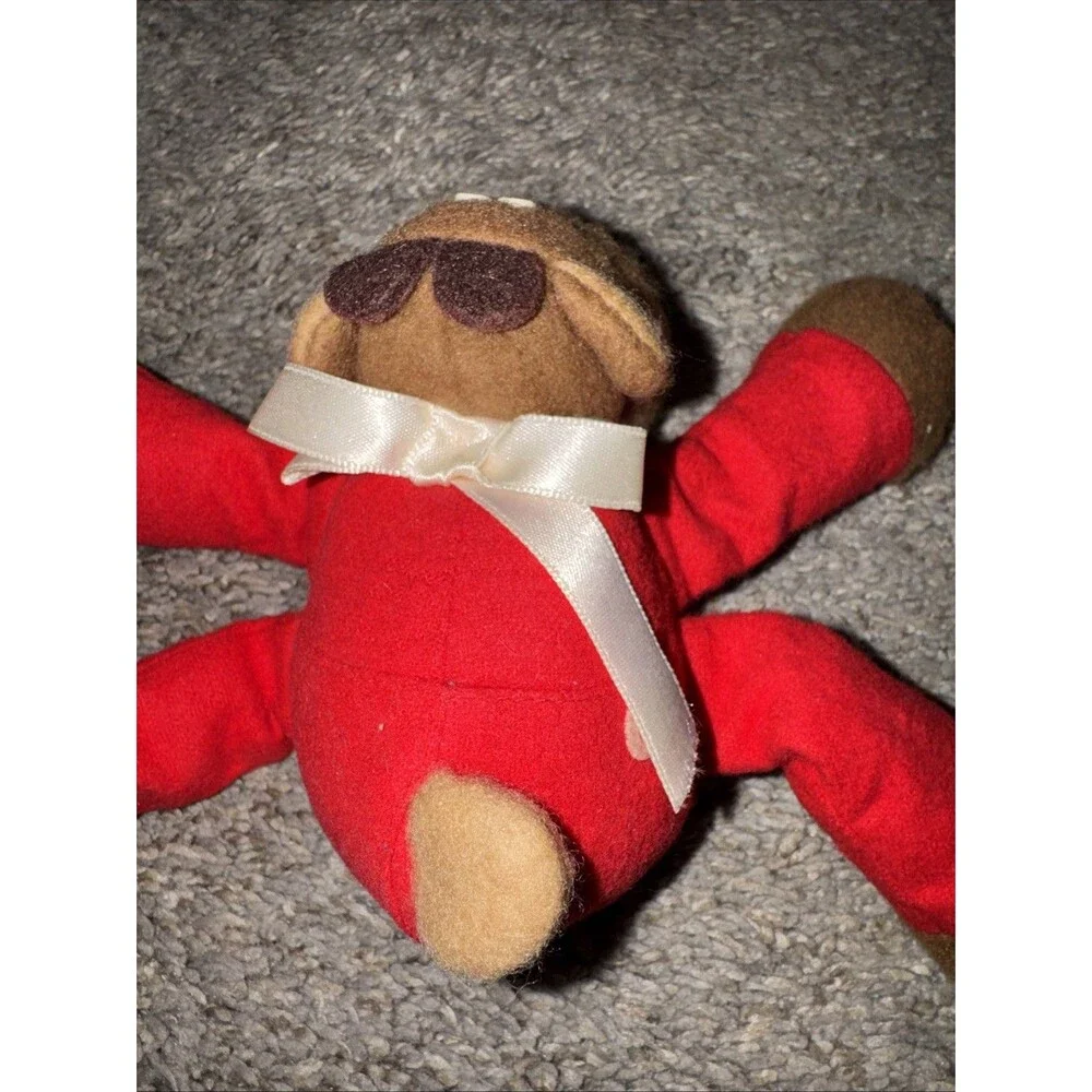 Vtg 1986 Hallmark Randy Ramona Set Reindeer Mini Plush Figure Toy Christmas